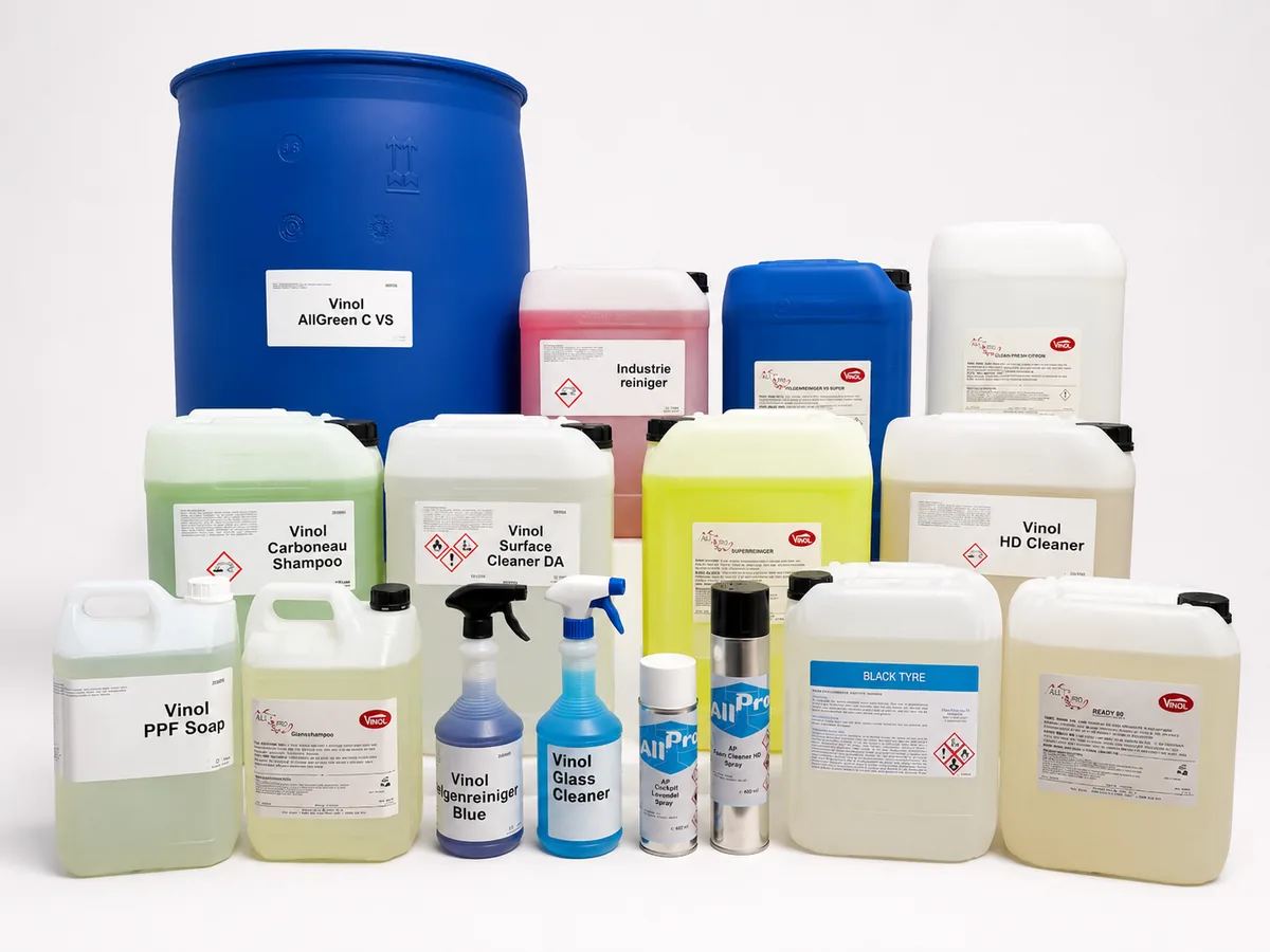 VINOL reinigingsmiddelen assortiment